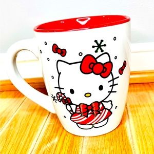 New Hello Kitty Christmas candy cane 25oz mug